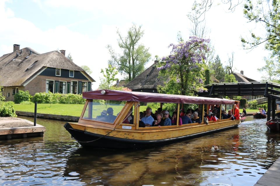 Iš Amsterdamo: vienos dienos išvyka į Giethoorną su įskaičiuotu plaukimu kanalais